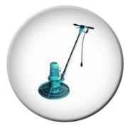 Затирочная машинка для финишной шлифовки стяжки